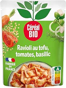 Céréal Bio Ravioli Tomates Tofu Basilic Avis